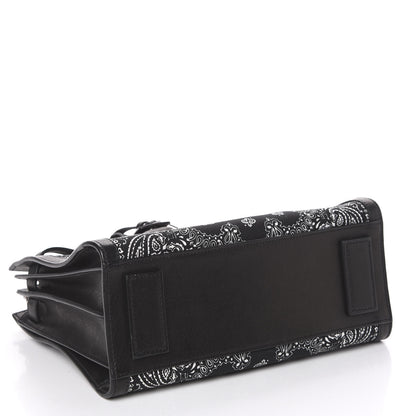Saint Laurent Calfskin Cotton Bandana Baby Sac De Jour Black 3 of 9