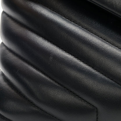 Saint Laurent Calfskin Y Quilted Monogram Medium Loulou Chain Satchel Black 15 of 15