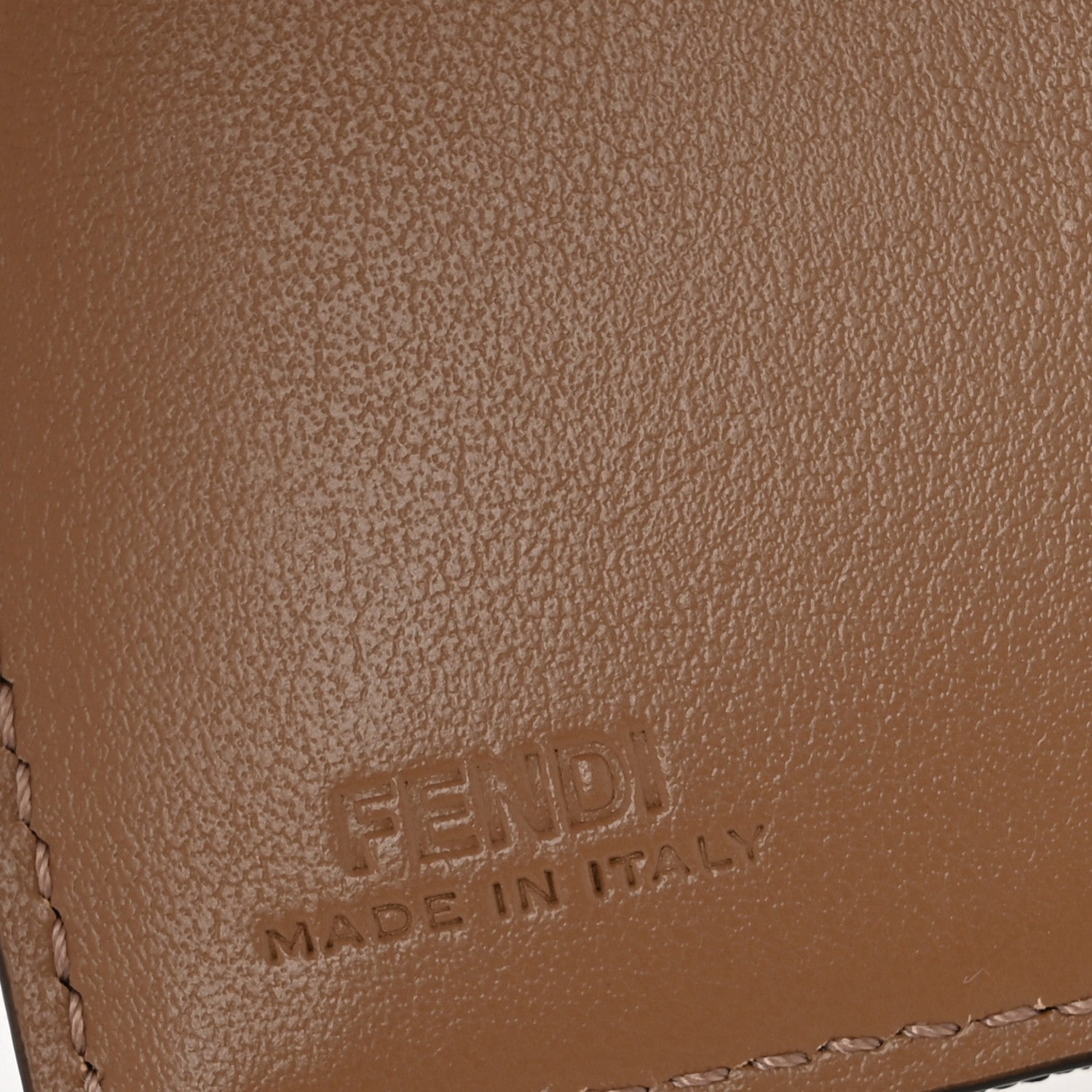 Fendi Fabric Jacquard FF 1974 Small Wallet Tobacco Moro 6 of 10