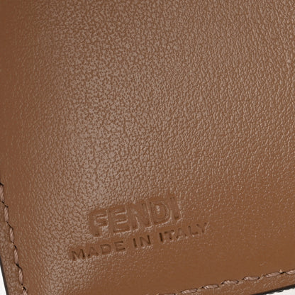Fendi Fabric Jacquard FF 1974 Small Wallet Tobacco Moro 6 of 10