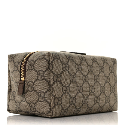 Gucci Soft GG Supreme Monogram Calfskin Medium Ophidia Cosmetic Case Beige Ebony New Acero 4 of 10