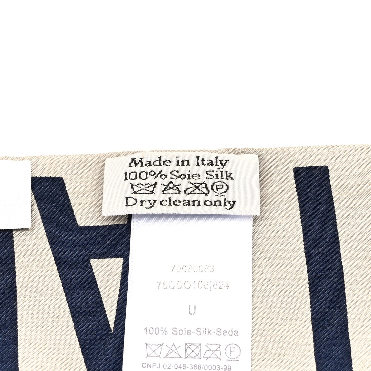 Silk Oblique Mitzah Scarf Blue