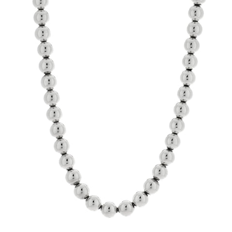 Sterling Silver 10mm Hardwear Ball Necklace