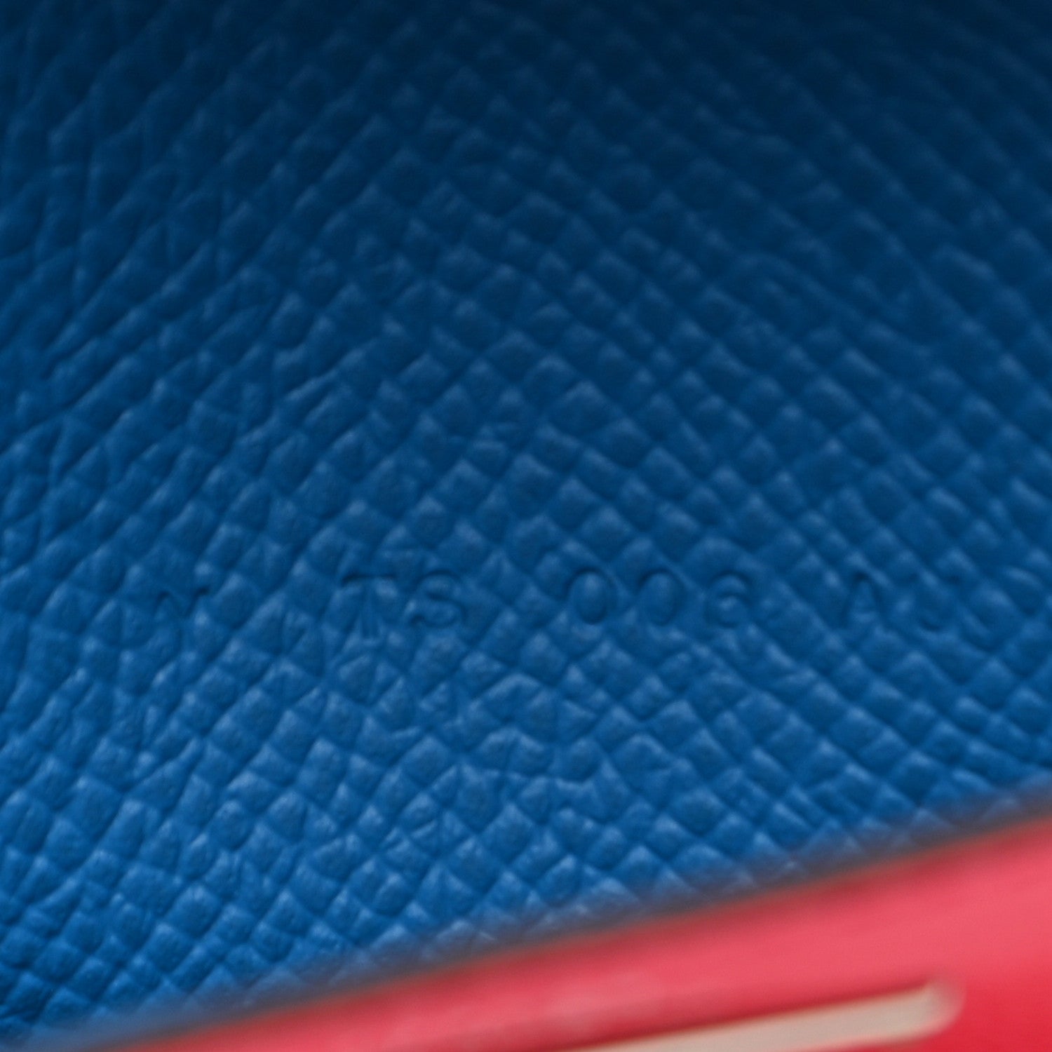 Hermes Epsom Tri-Color Kelly Pocket Compact Wallet Rouge Coeur Rose Extreme Bleu Zanzibar 7 of 7