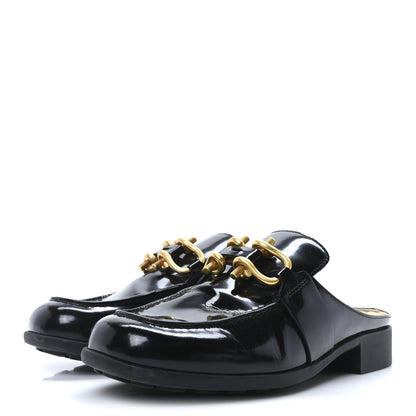 Bottega Veneta Glossy Calfskin Monsieur Loafers 37 Black 4 of 9