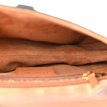Christian Dior Grained Calfskin Saddle Bag Camello 5 of 10