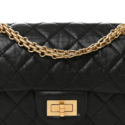 Chanel Aged Calfskin Quilted 2.55 Reissue Mini Flap Black 8 of 11