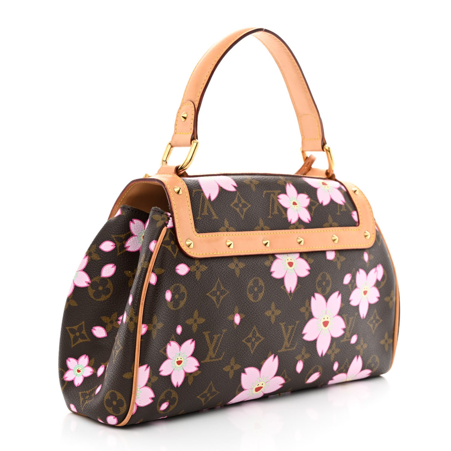 Louis Vuitton Monogram Cherry Blossom Sac Retro Bag Brown 3 of 12