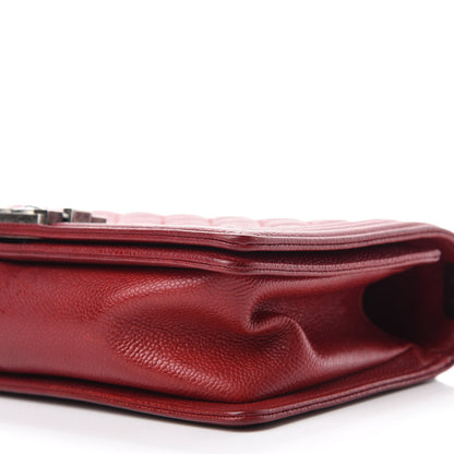 Chanel Caviar Quilted Medium Boy Flap Red 7 of 12