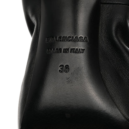 Balenciaga Smooth Nappa Scrunch Knife 80mm Pumps 36 Black 7 of 8
