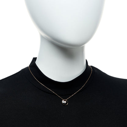 Cartier 18K Pink Gold Diamond Black Onyx XS Amulette de Cartier Pendant Necklace 2 of 6