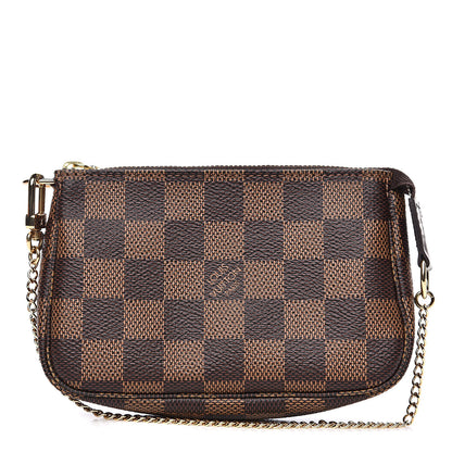 Louis Vuitton Damier Ebene Mini Pochette Accessories 1 of 10