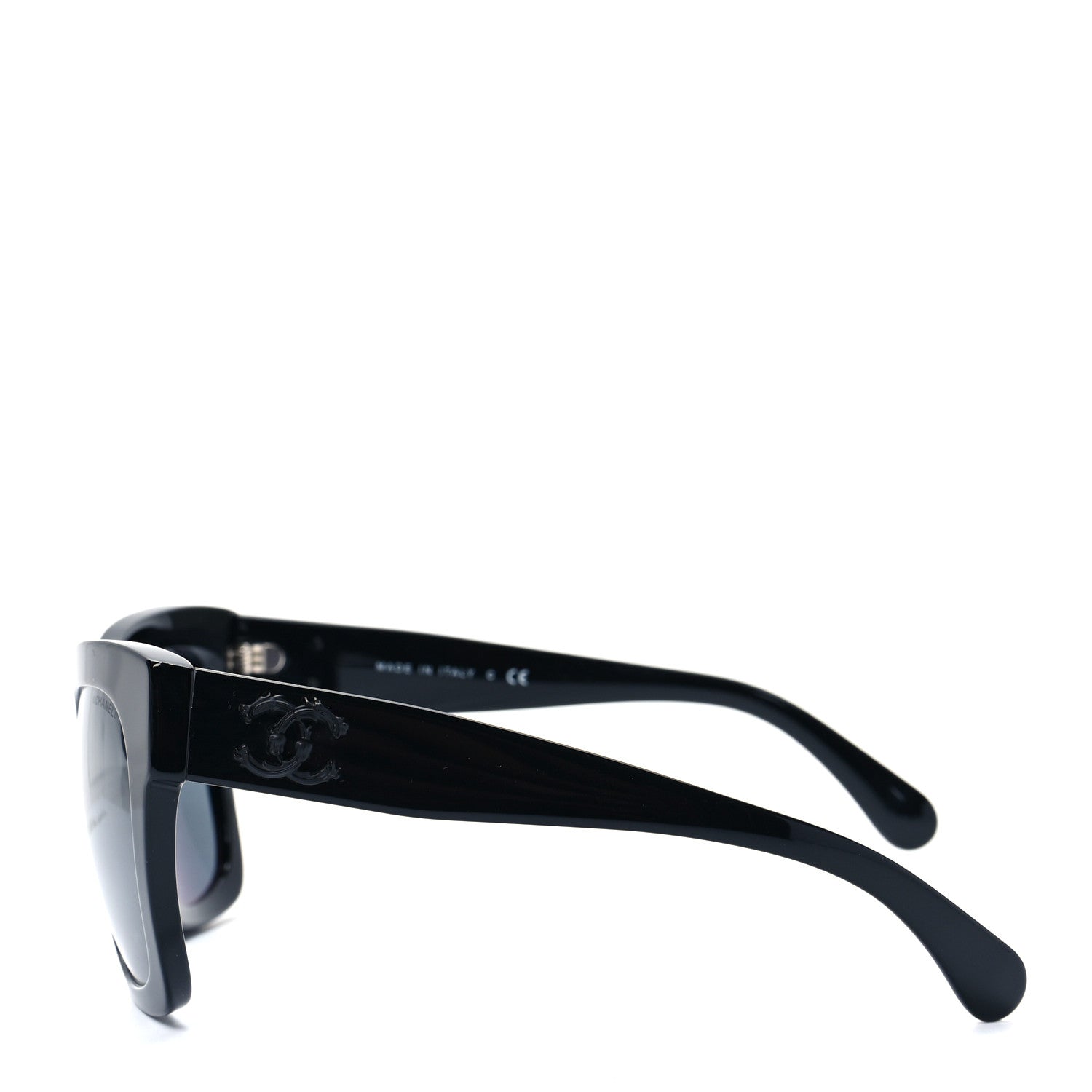 Chanel Acetate Square Sunglasses 5357 Black 3 of 7