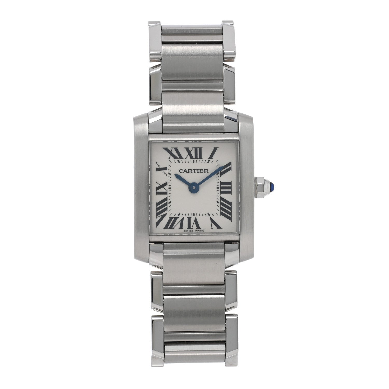 Cartier Stainless Steel 20mm Tank Francaise Quartz Watch 1 of 4