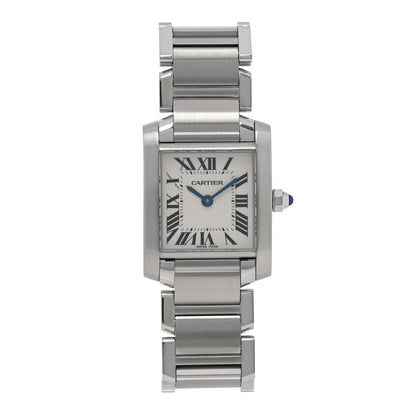 Cartier Stainless Steel 20mm Tank Francaise Quartz Watch 1 of 4