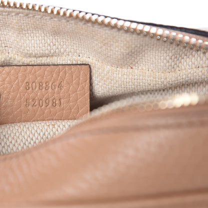 Gucci Pebbled Calfskin Small Soho Disco Bag Camelia 7 of 12