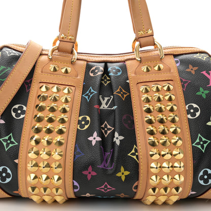 Louis Vuitton Monogram Multicolor Courtney MM Black 7 of 9