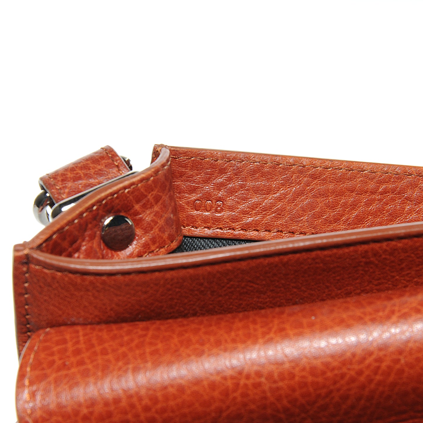 Leather Mini PS11 Classic Shoulder Bag Saddle