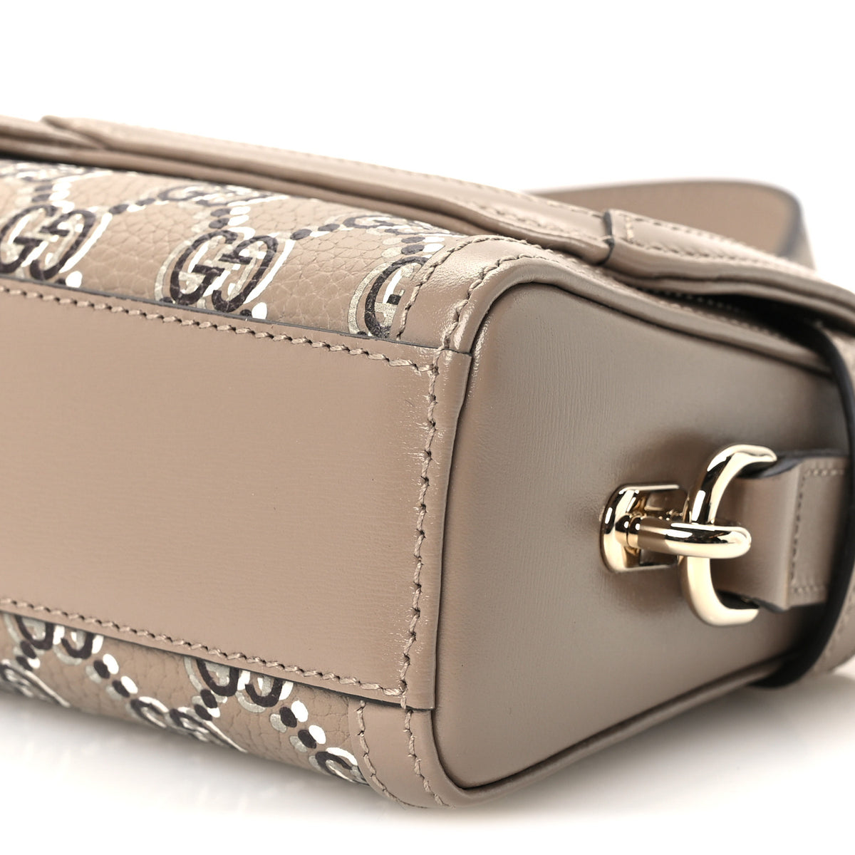 Gucci GG Shadow Monogram Small Luce Shoulder Bag Beige 10 of 10