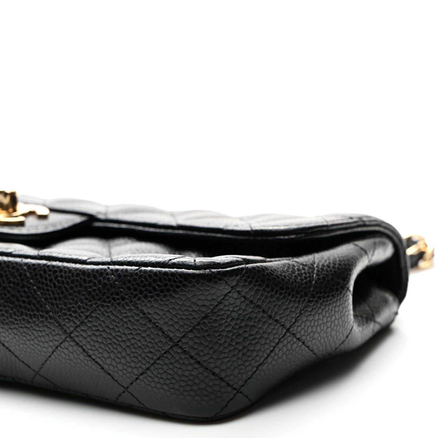 Chanel Caviar Quilted East West Flap Black 9 of 11
