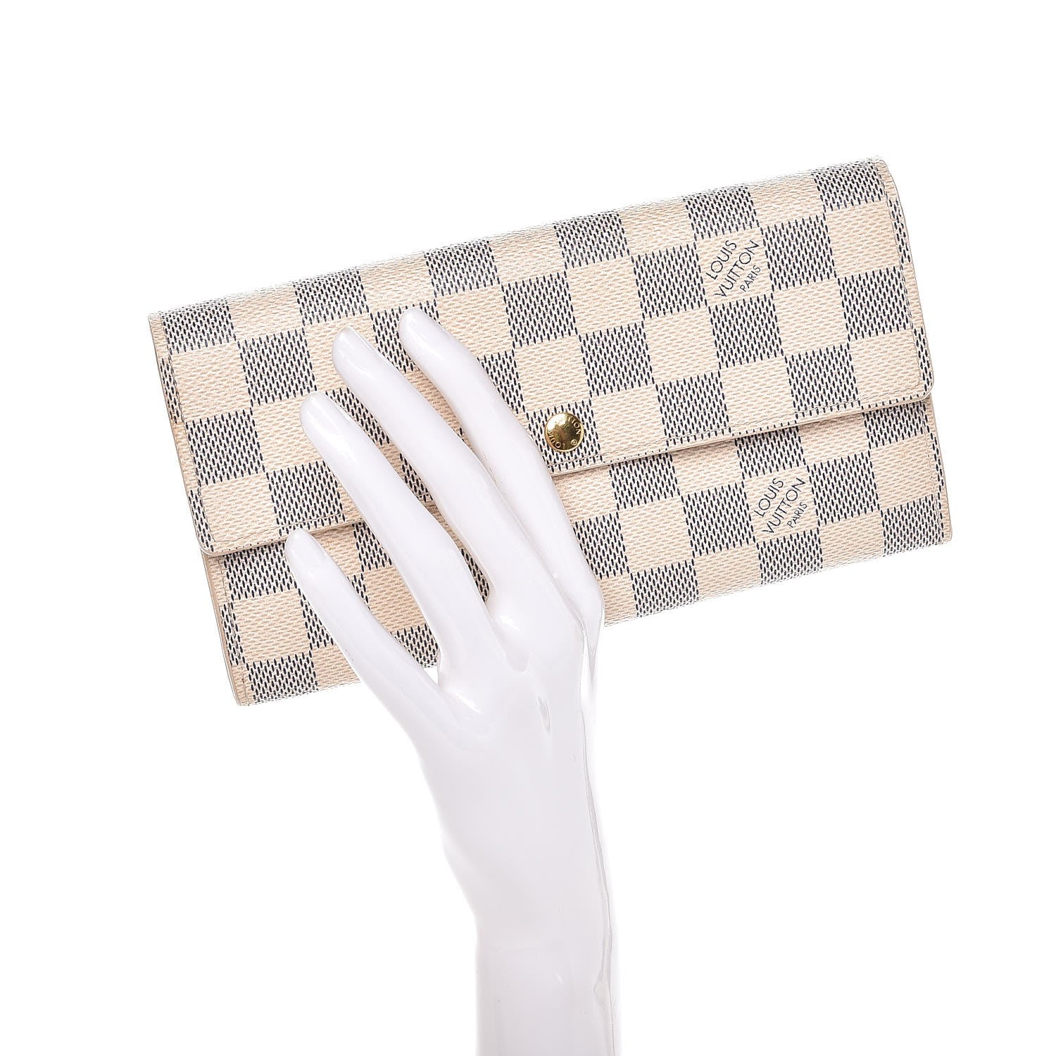Louis Vuitton Damier Azur Sarah Wallet 2 of 7