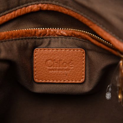 Chloe Calfskin Medium Marcie Satchel Tan 6 of 10