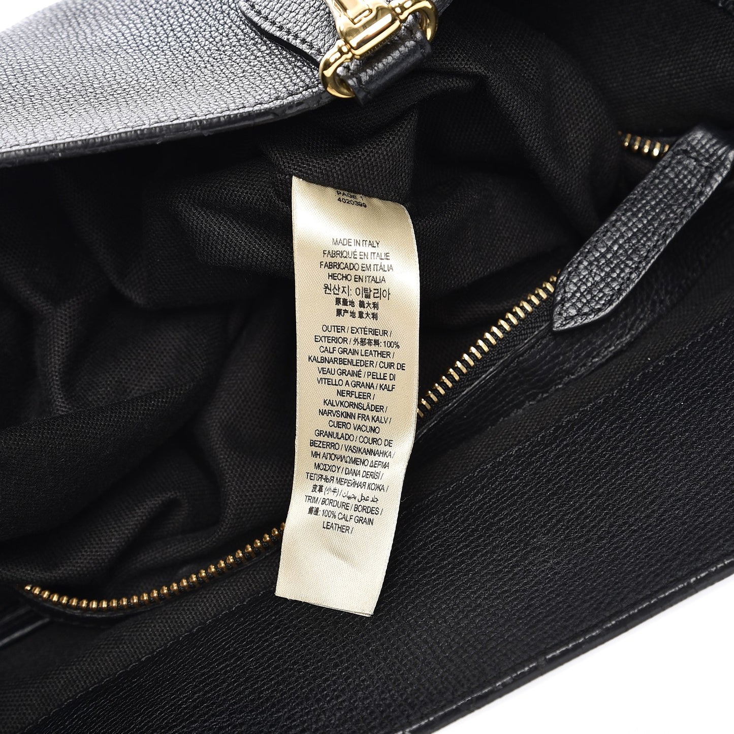 Calfskin House Check Cornwall Hobo Black
