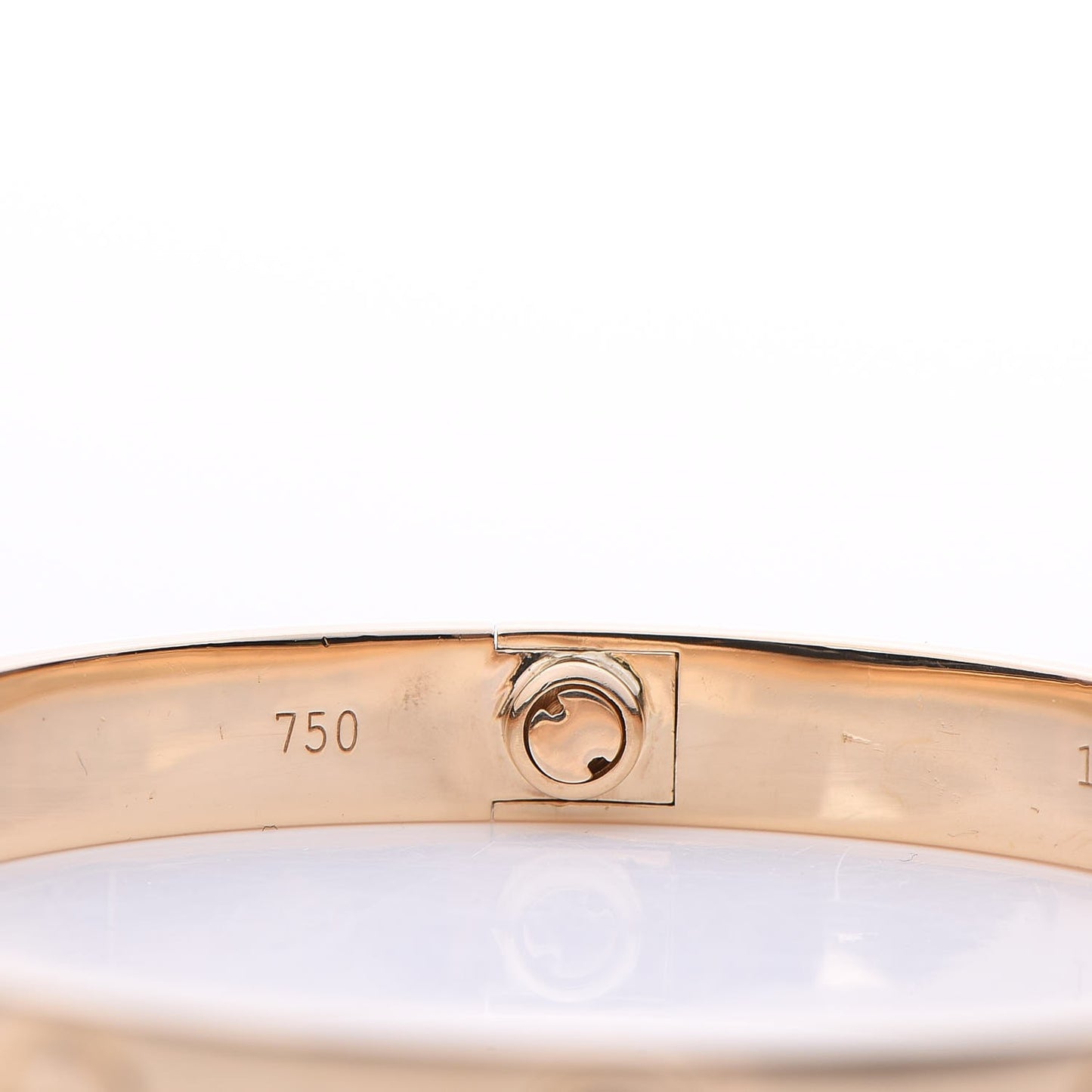 18K Yellow Gold LOVE Bracelet 16