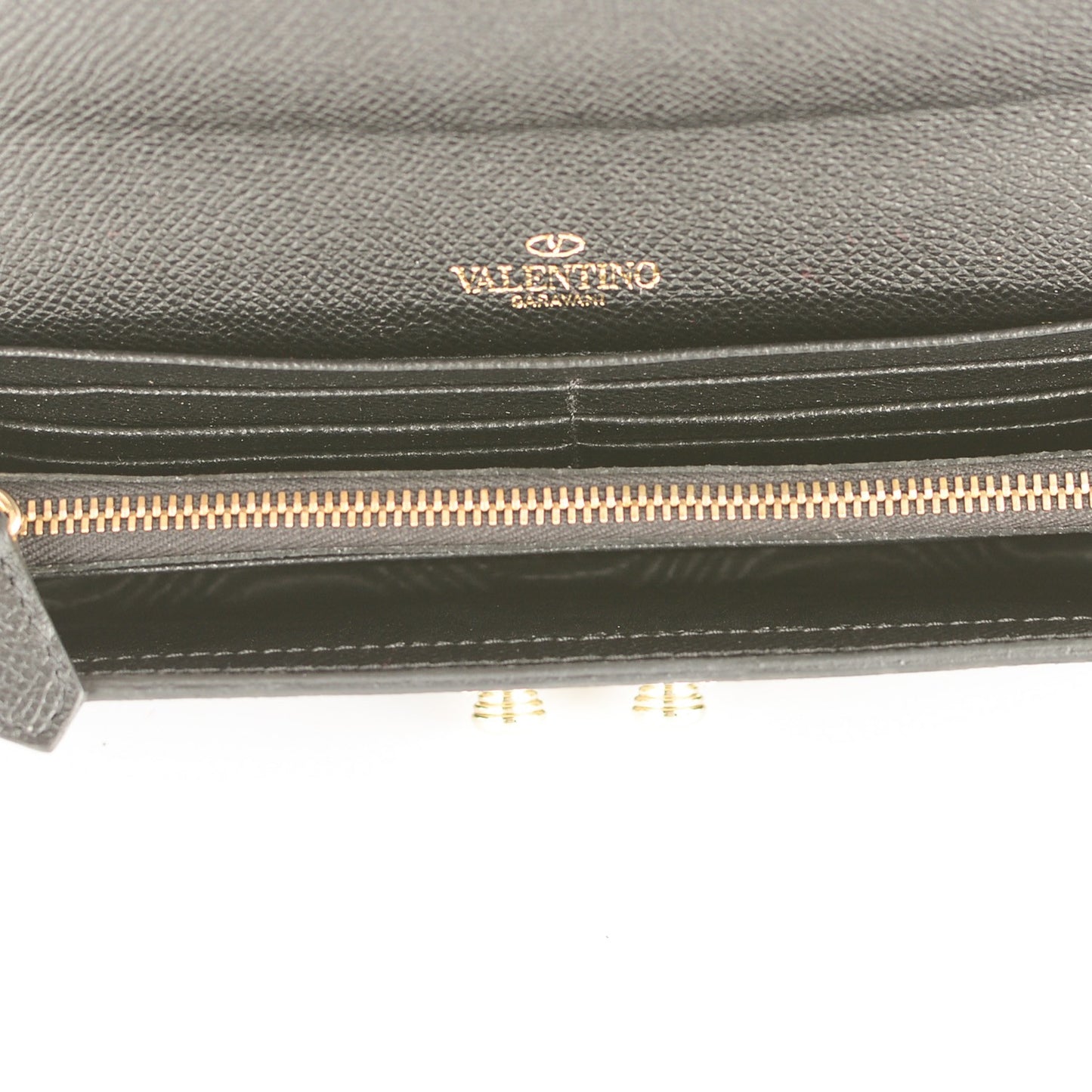 Calfskin Continental Flap Wallet Black