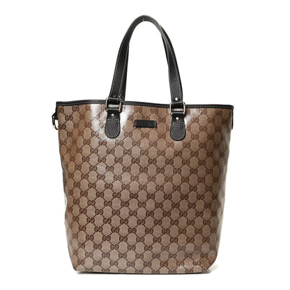 Gucci Crystal Monogram Joy Tote Dark Brown 1 of 12