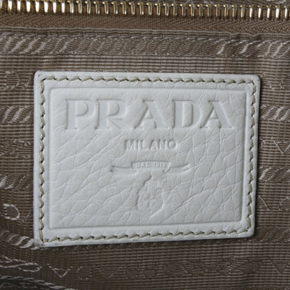Prada Jacquard Canvas Logo Studded Tote 11 of 15