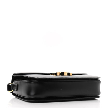Celine Shiny Calfskin Medium Triomphe Black 4 of 10