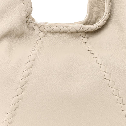 Bottega Veneta Cervo Deerskin Large Hobo White 8 of 12
