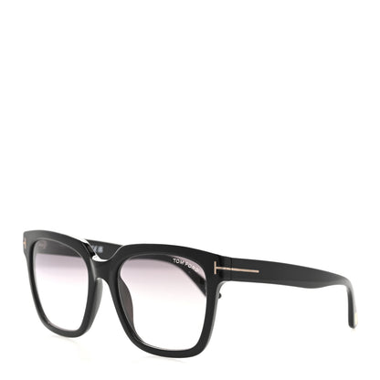 Tom Ford Acetate Selby Square Sunglasses TF952 Black 1 of 8