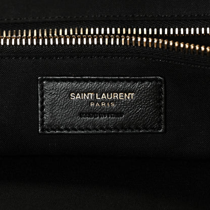 Saint Laurent Linen Calfskin Rive Gauche Tote Natural 8 of 10