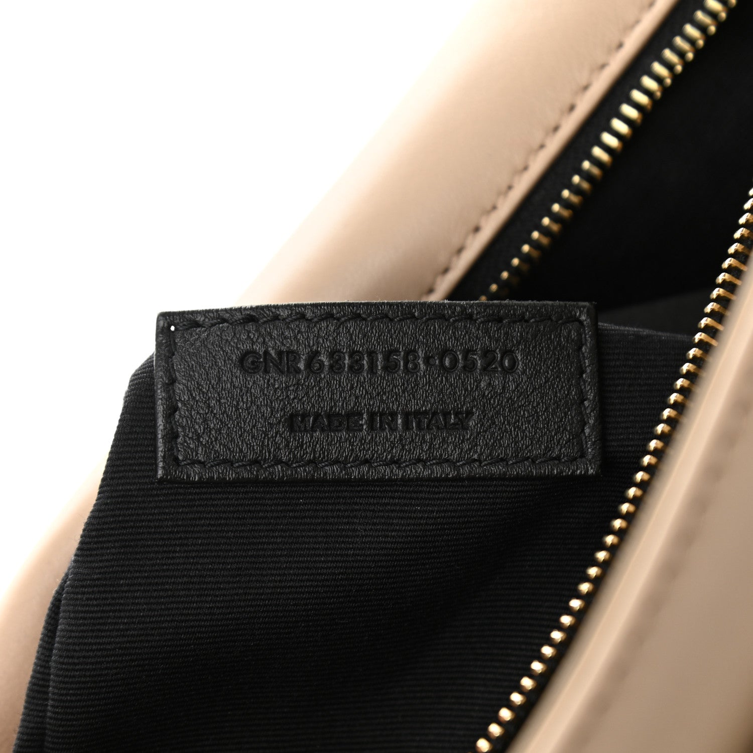 Saint Laurent Lambskin Matelasse Monogram Medium Niki Chain Satchel Dark Beige 7 of 11