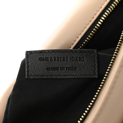 Saint Laurent Lambskin Matelasse Monogram Medium Niki Chain Satchel Dark Beige 7 of 11