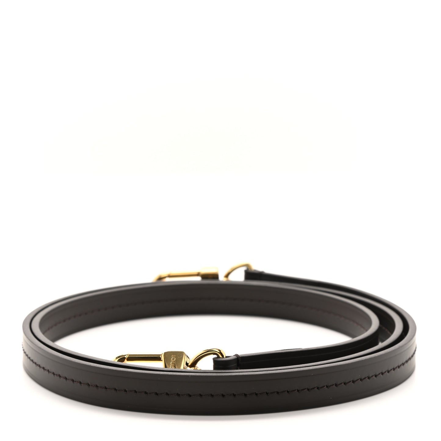 Calfskin Croisette Shoulder Strap Brown