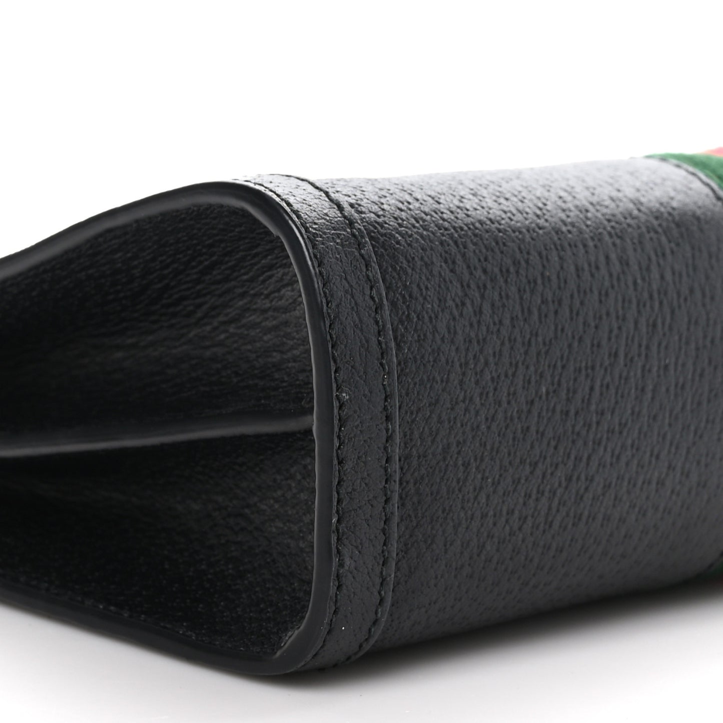 Calfskin GG Web Small Ophidia Chain Shoulder Bag Black