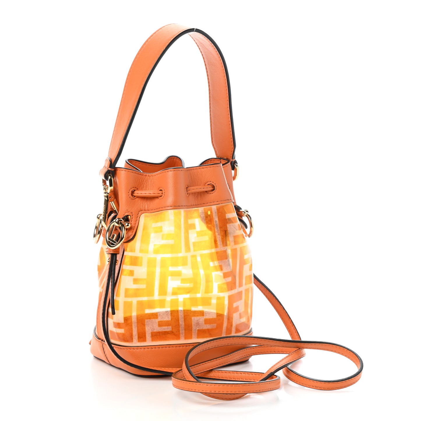 TPU FF Vitello Grace F is Fendi Mini Mon Tresor Bucket Bag Aranciata