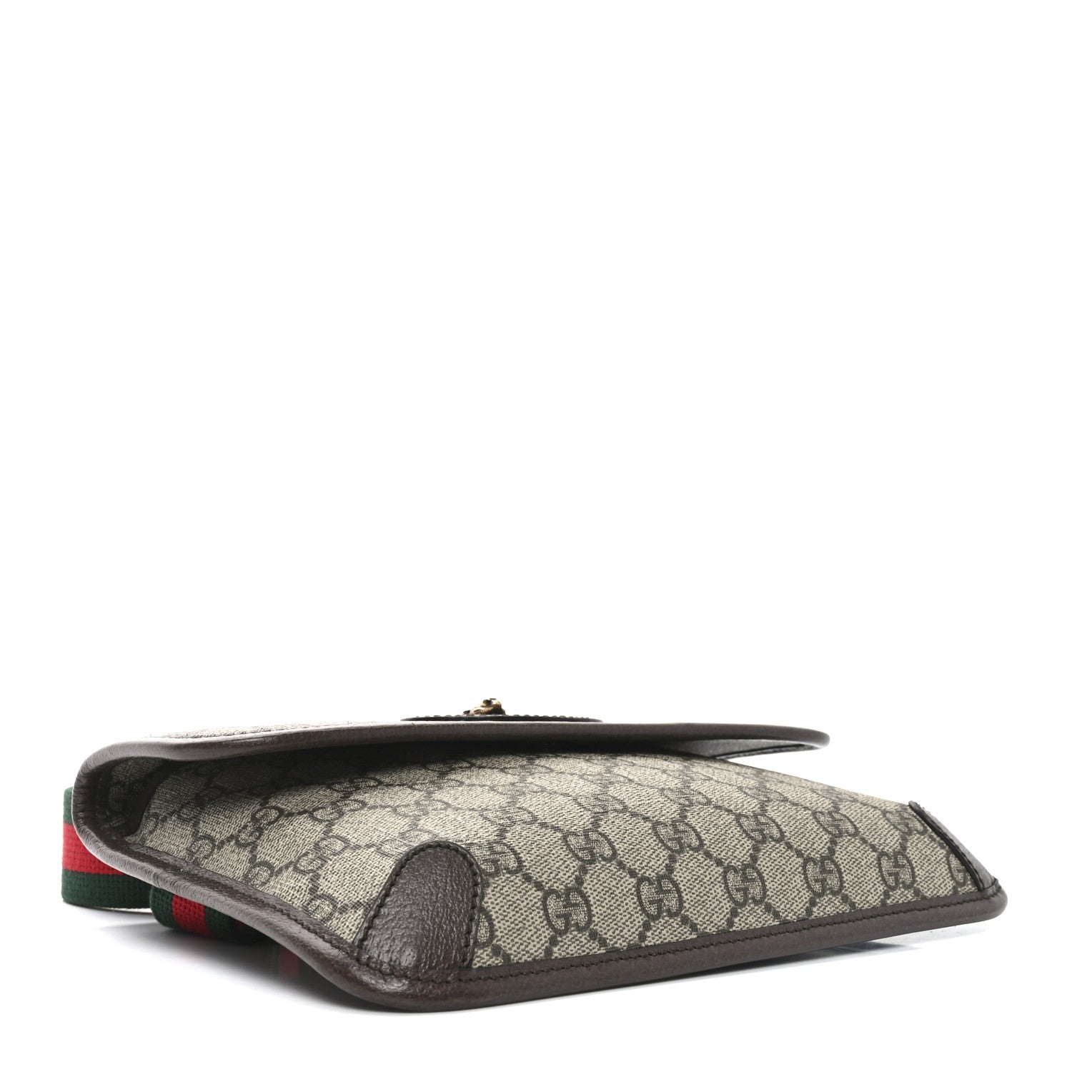 Gucci GG Supreme Monogram Neo Vintage Web Belt Bag Brown 4 of 10