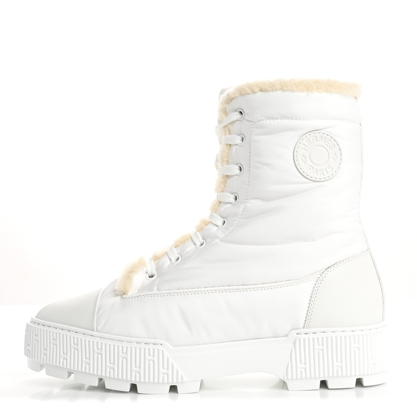 Parachute Shearling Fresh Ankle Boots 39.5 White Ecru