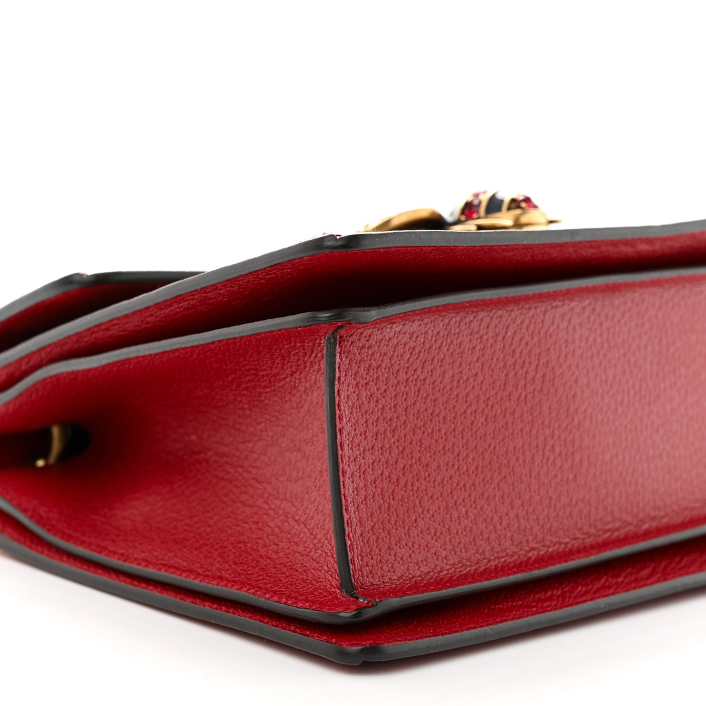 GG Supreme Monogram Small Queen Margaret Top Handle Bag Red
