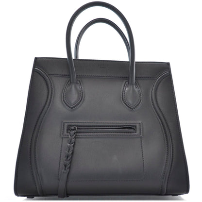 Celine Smooth Calfskin Medium Phantom Luggage Black 1 of 10