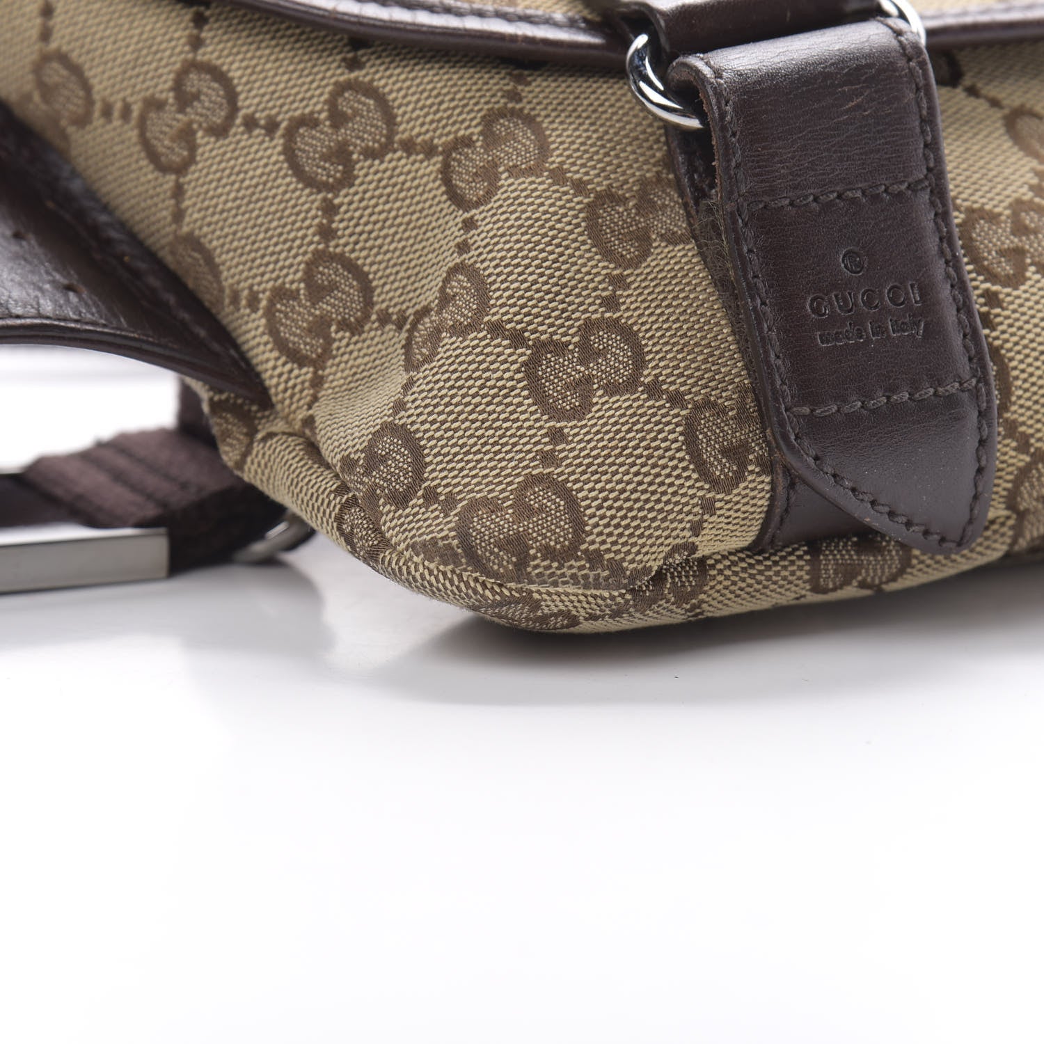 Gucci Monogram Waist Belt Bag Dark Brown 9 of 12