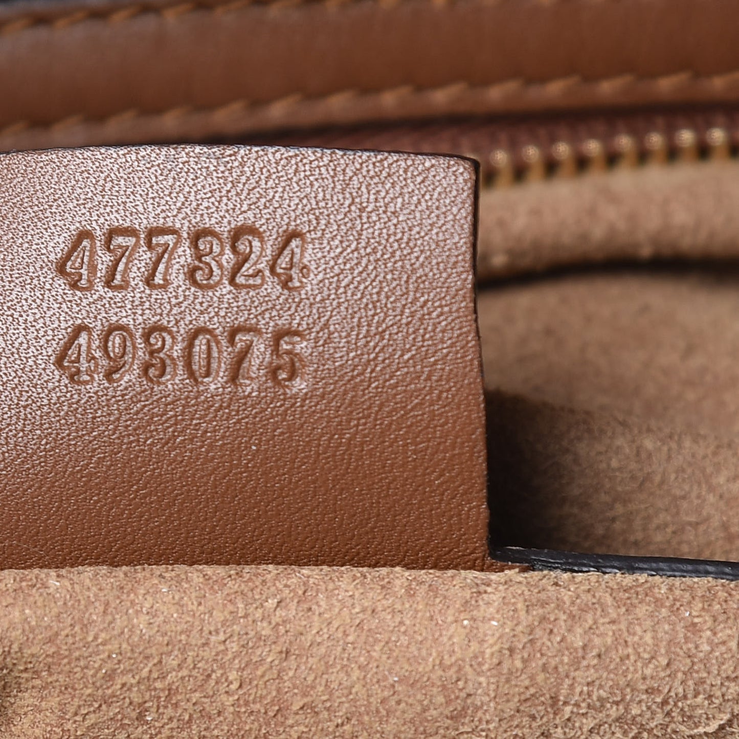 GG Supreme Monogram Large Linea A Hobo Light Brown
