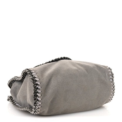 Stella McCartney Shaggy Deer Mini Lips Falabella Fold Over Tote Grey 4 of 12