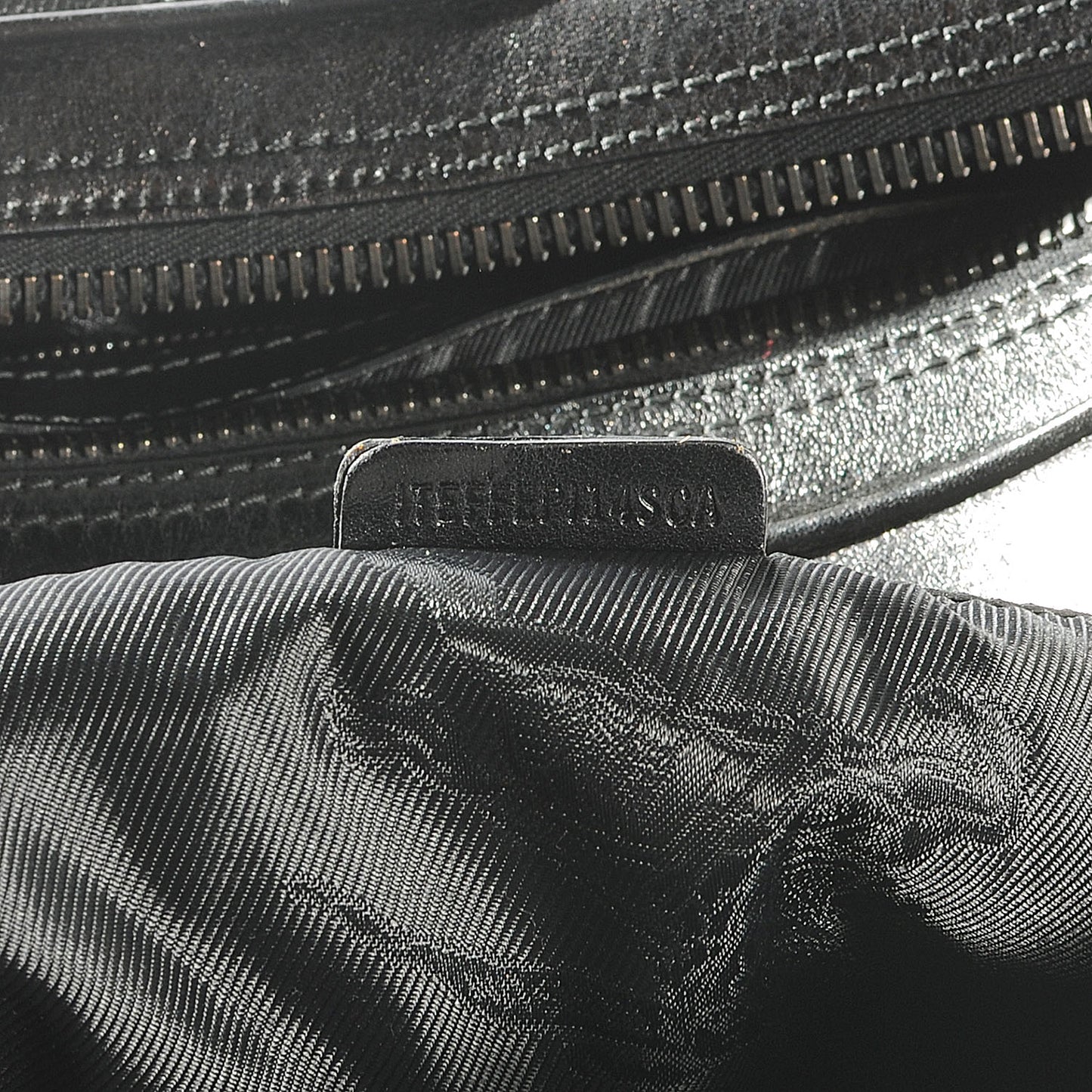 Prorsum Calfskin Studded Knight Satchel Black