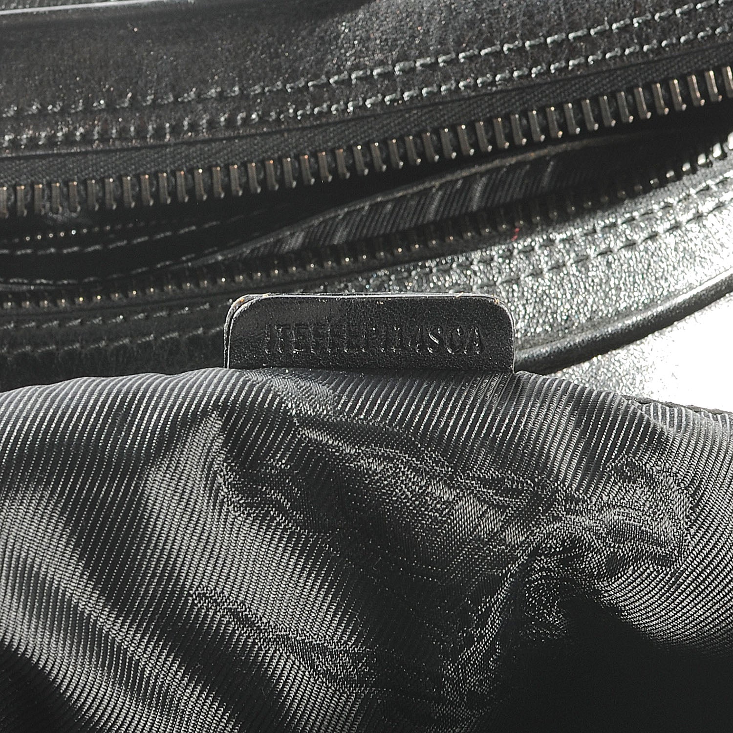 Burberry Prorsum Calfskin Studded Knight Satchel Black 8 of 8