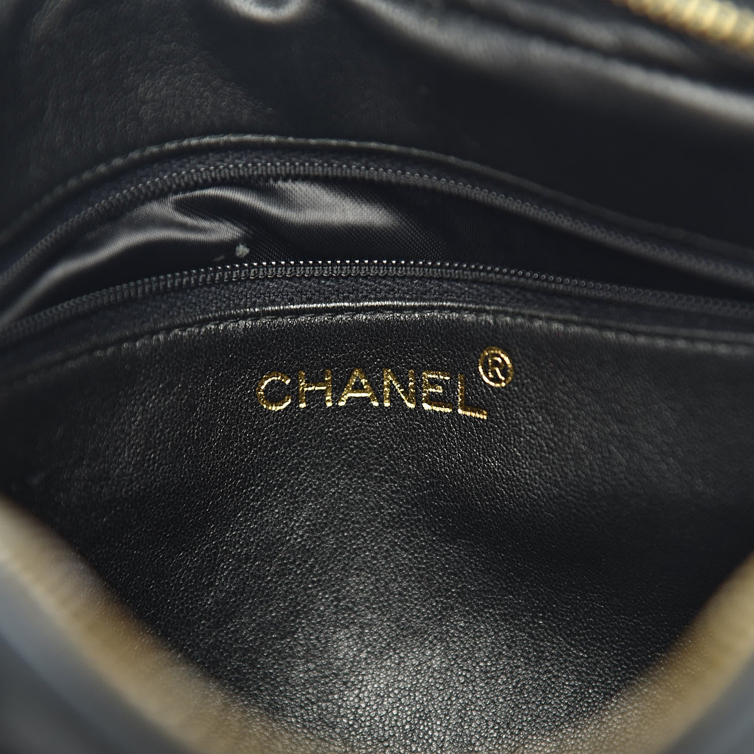 Chanel Lambskin Quilted CC Tassel Camera Case Black 6 of 15